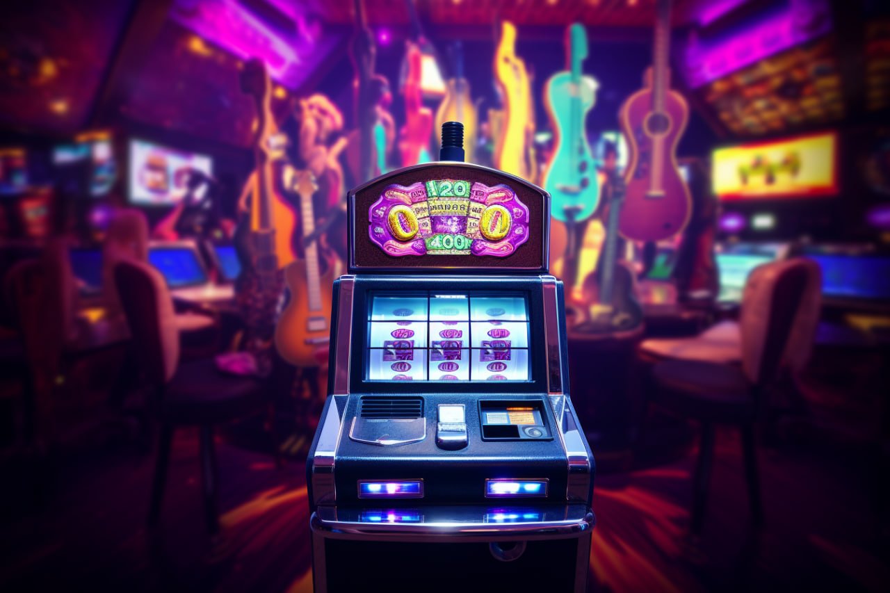 Ilustrasi bonus mingguan yang menarik dengan warna neon pink dan ungu pada layar perangkat mobile